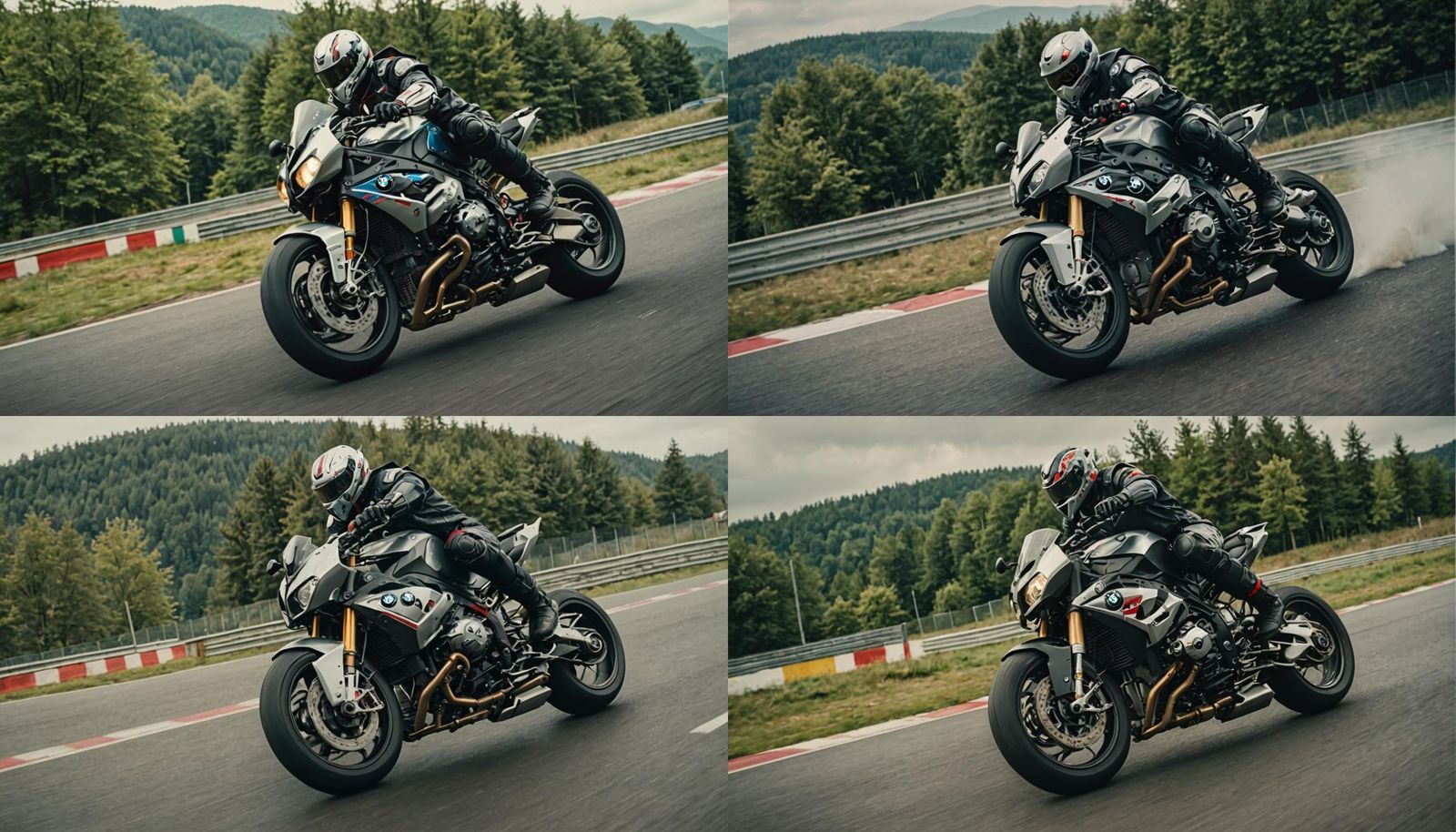 Cyborg Vampire Rides Armored BMW at Nürburgring