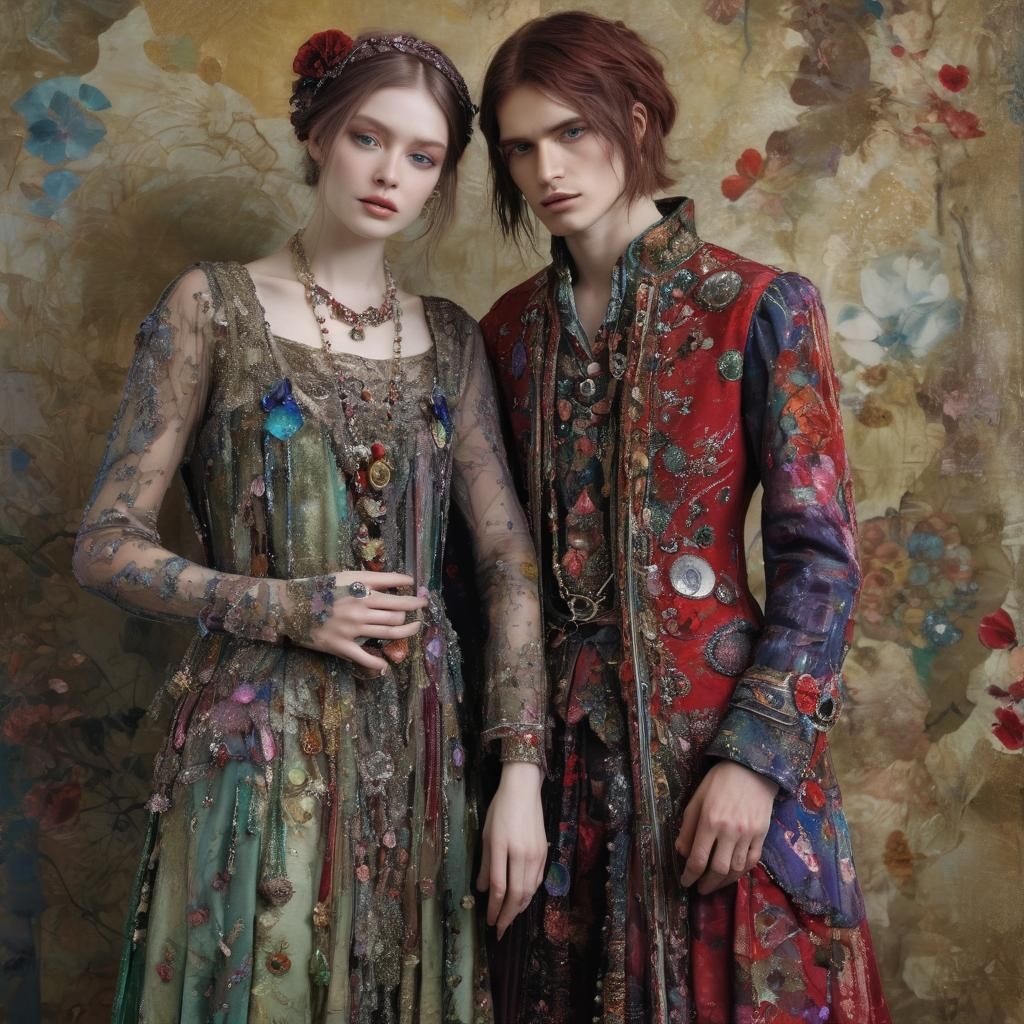 Fairytale Scene in Golden Age Illustration Style