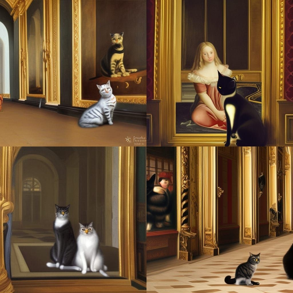 Cats in the Hall of Mirrors: Renaissance Style