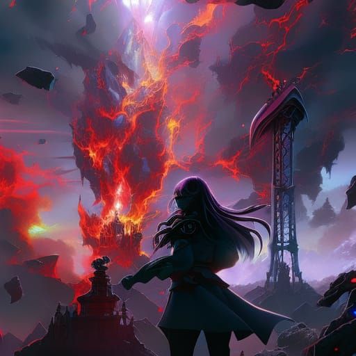 Colorful Wave in Acrylic and Watercolor Art