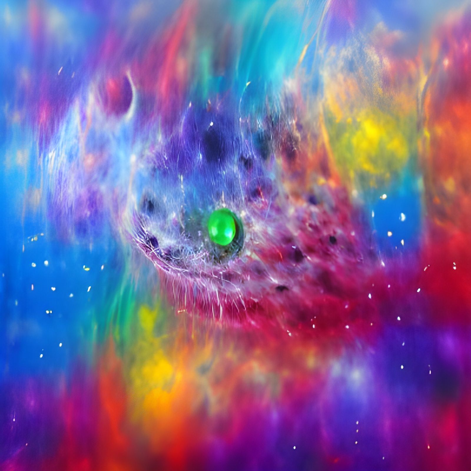 Nebula Eye: Cosmic Gas and Dust Cloud