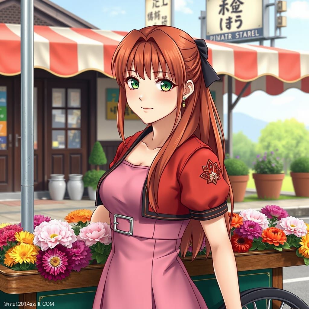 Hyper Realistic Aerith Cosplay with Floral Delights