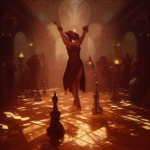Dark Fantasy Chocolate Disco Concept Art