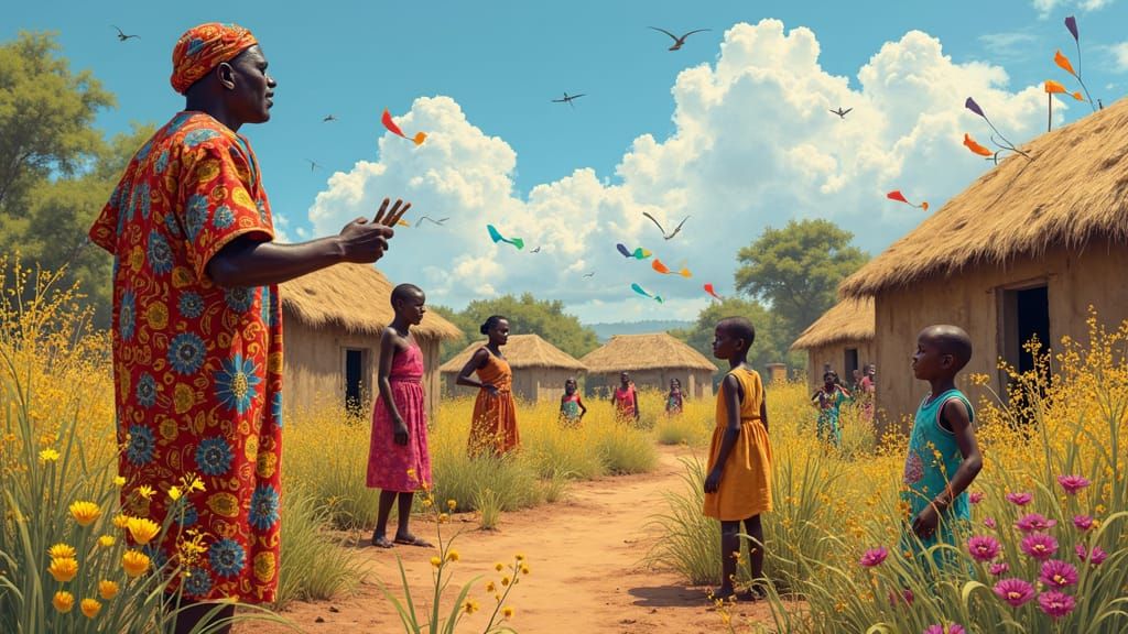 Village Rebuilding: A Vibrant Scene of Hope and Renewal