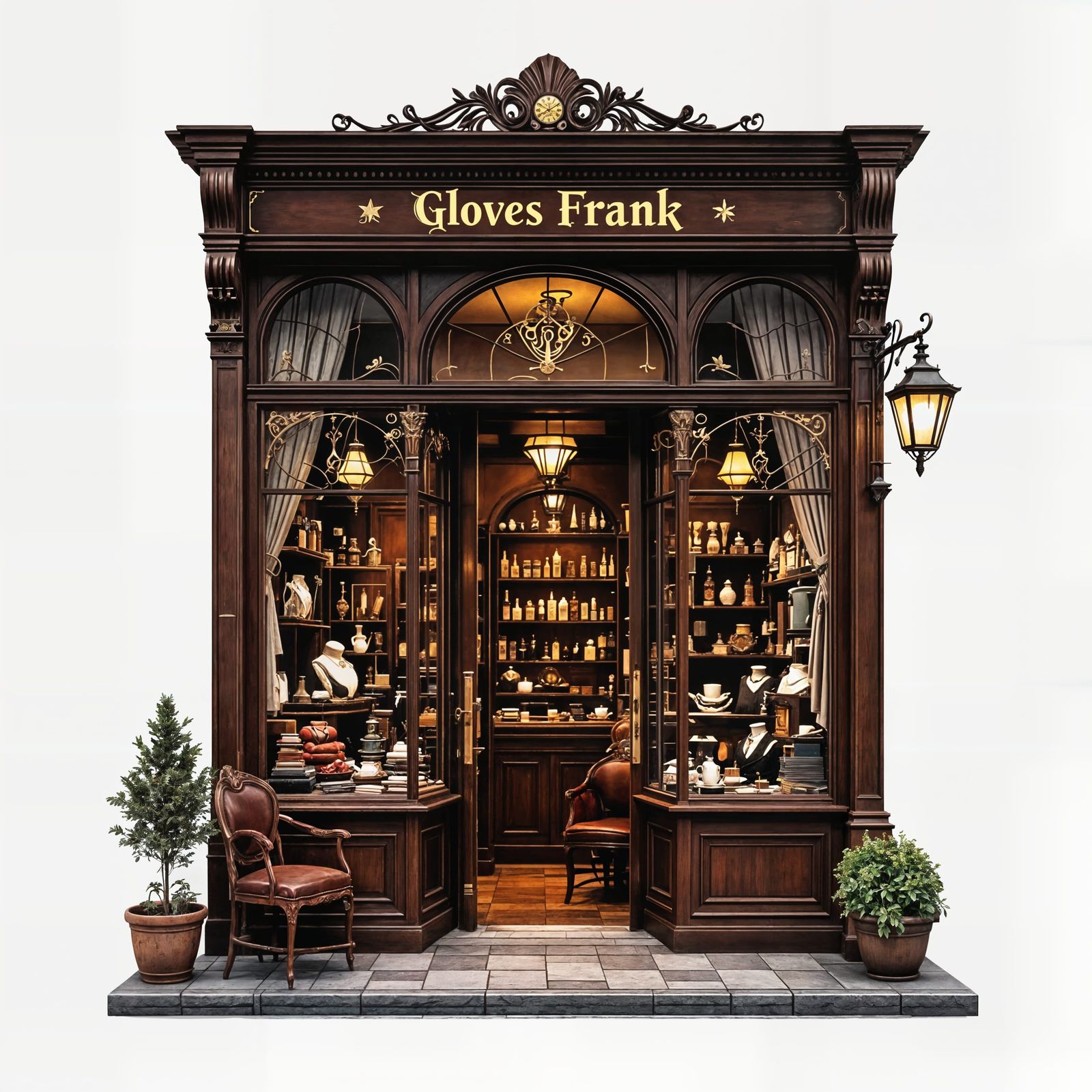 Luxury Vintage Glove Shop in Victorian Vienna