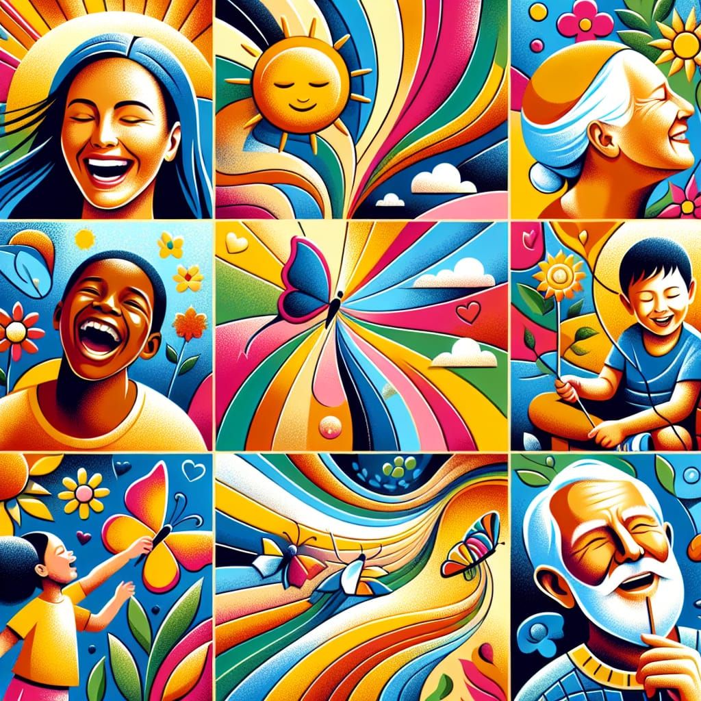 Abstract Representation of Universal Happiness