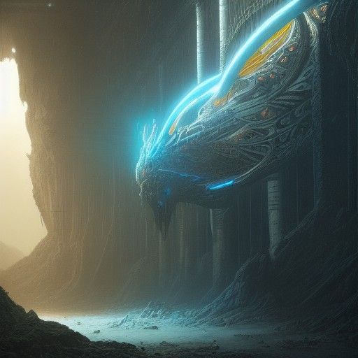 Asari in Dark Fantasy Style