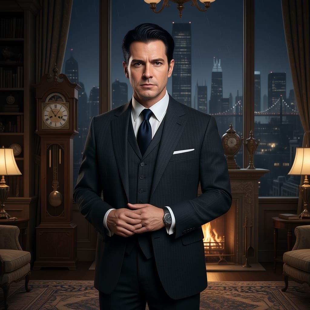 Raven in Stylized Digital Art