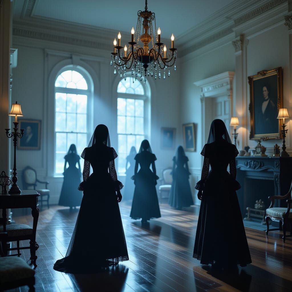 Eerie Ghosts Haunt Southern Plantation Mansion
