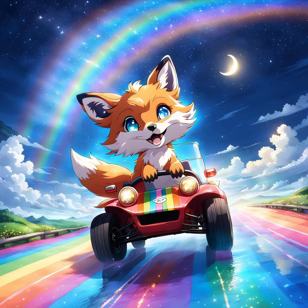 Foxy kart racing!