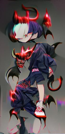 Image in Demonic Style