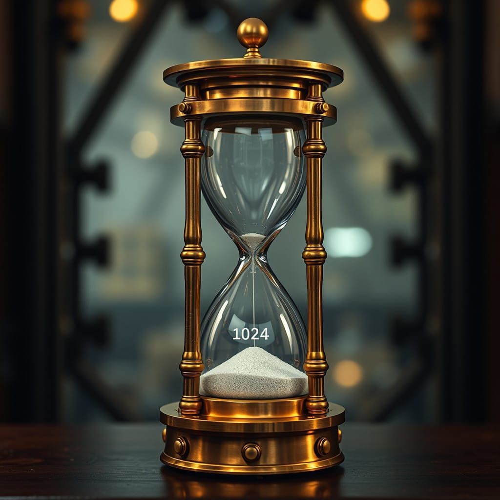 Steampunk Timepiece Filled with Future Events