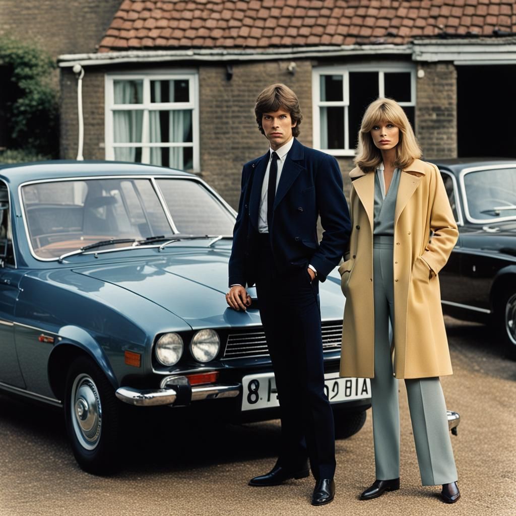 Trans Woman Channels 80s Detective Duo in Photo