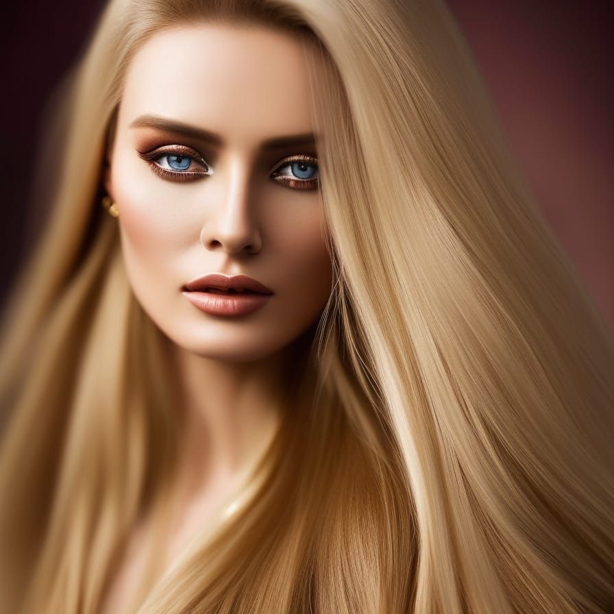Beautiful Woman Portrait in Hyperrealistic Style