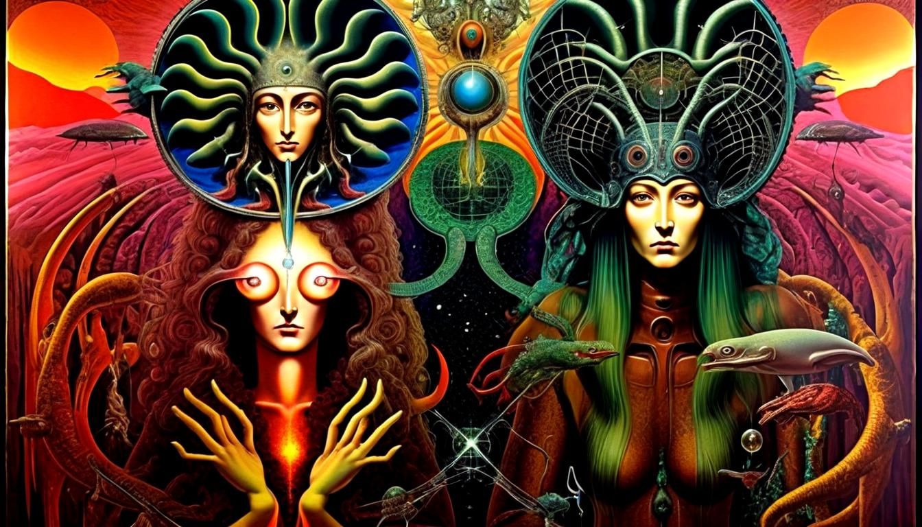 Visionary Surrealism Inspired by Ernst Fuchs