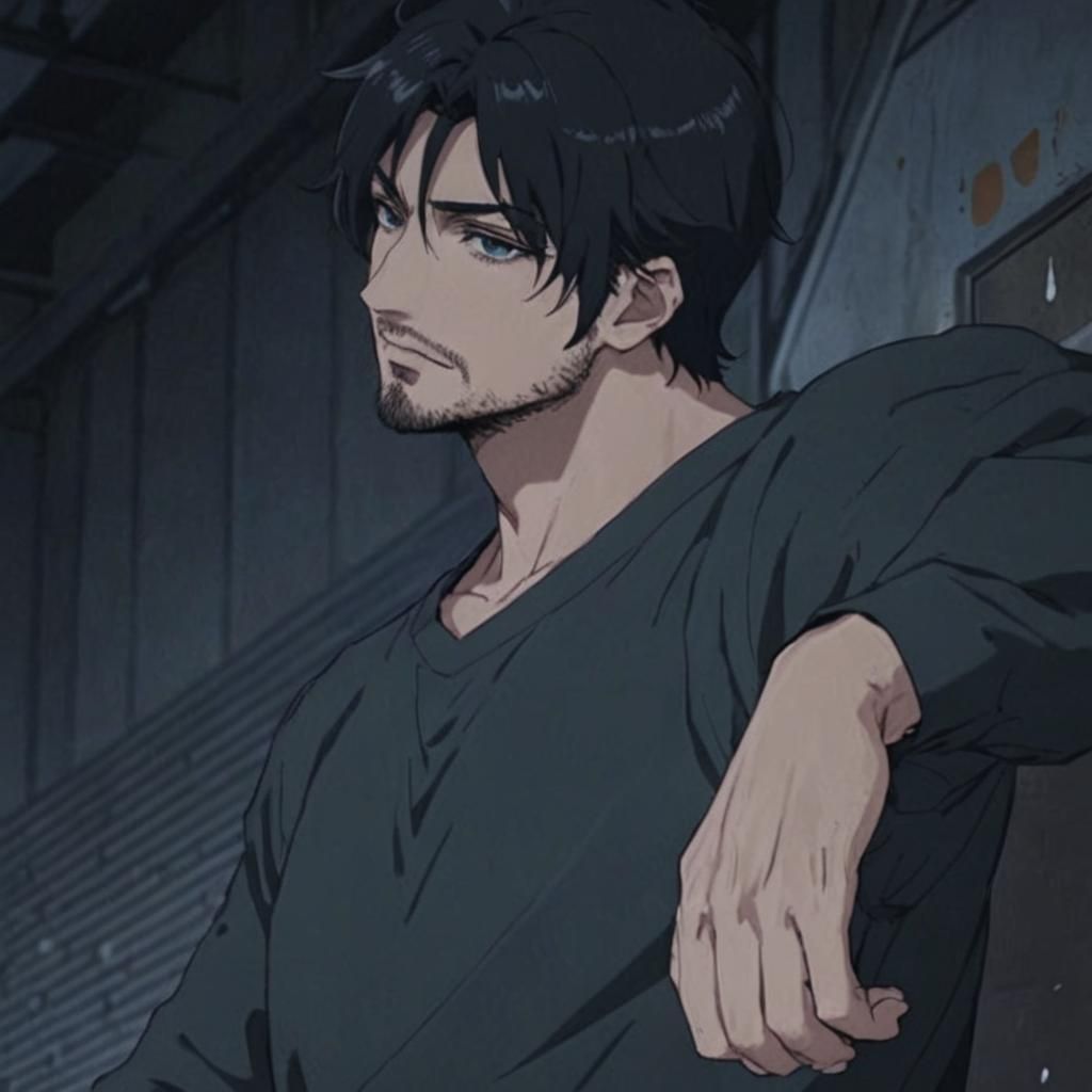 Anime King of Time with Emerald Eyes