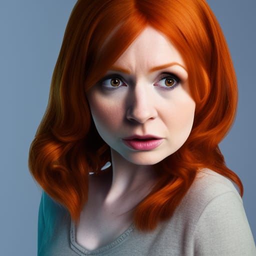 Karen Gillan as Amy Pond: Hyperrealistic Digital Art