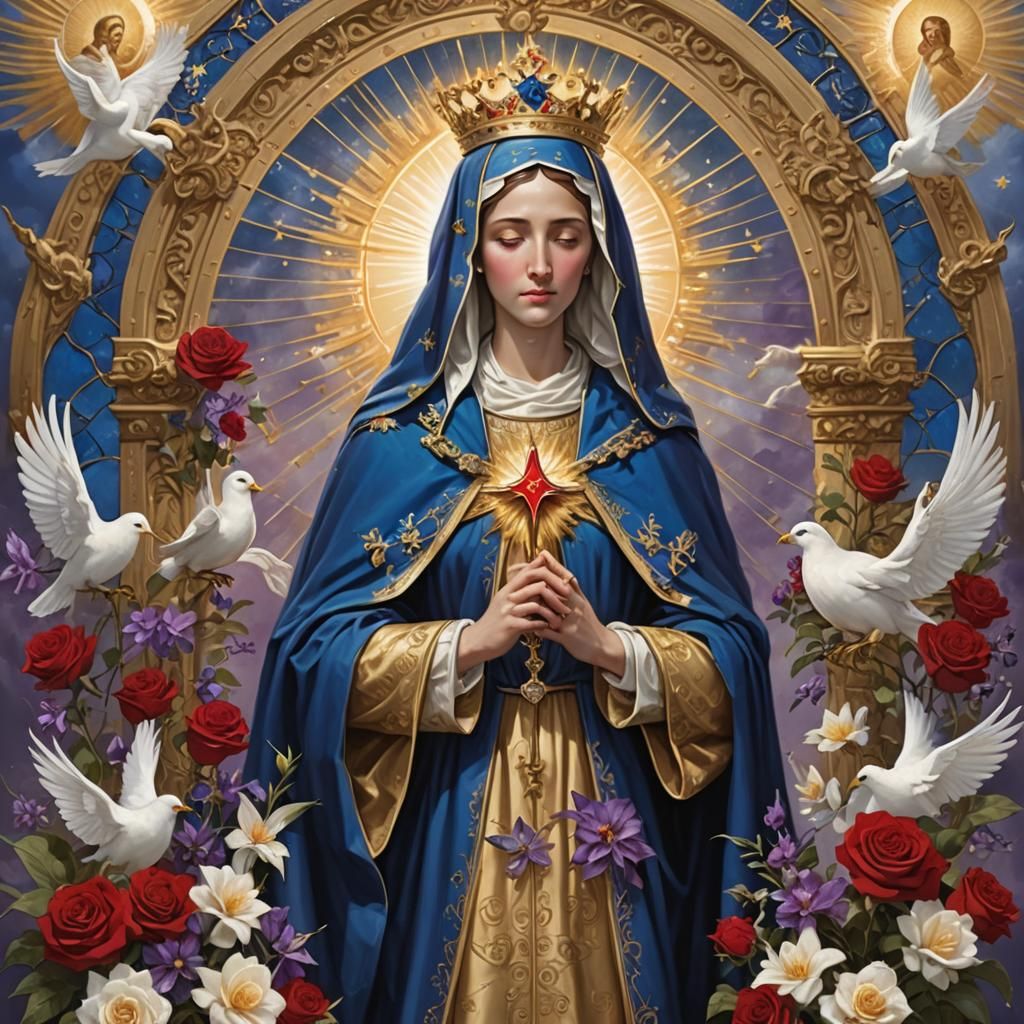 Our Lady of Sorrows at Heaven's Golden Gates