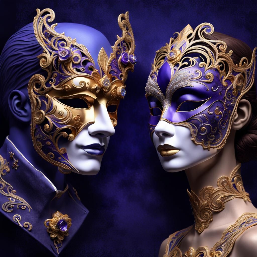 Venitian masks  .