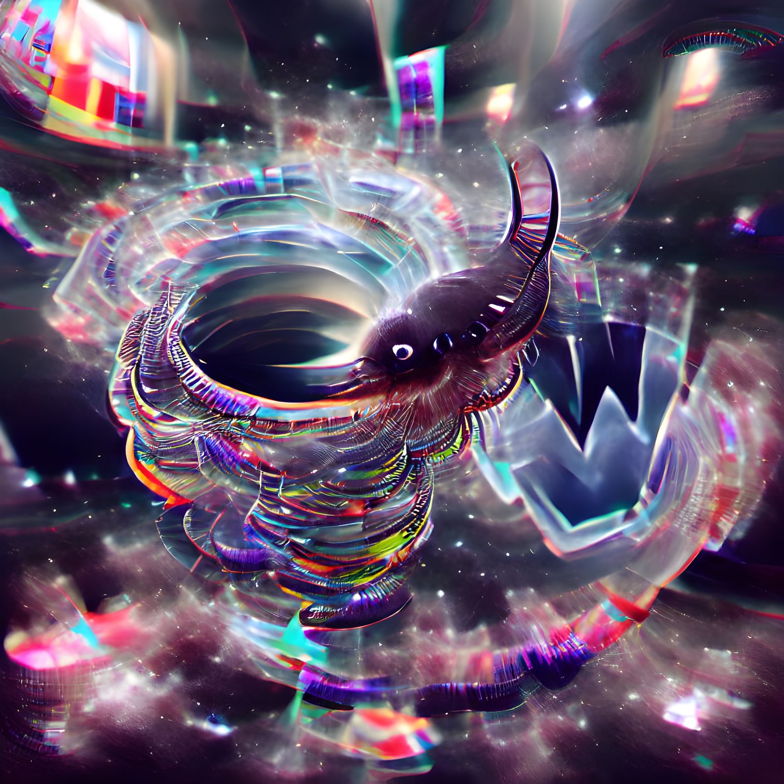 Abstract Wormhole Through Spacetime