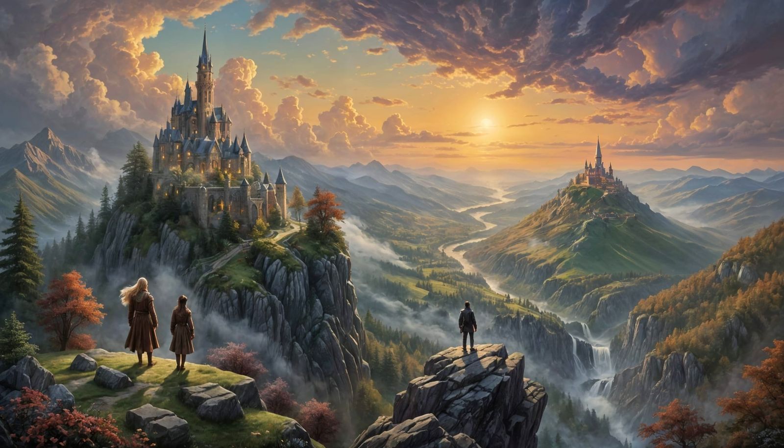 Ethereal Fantasy Landscape