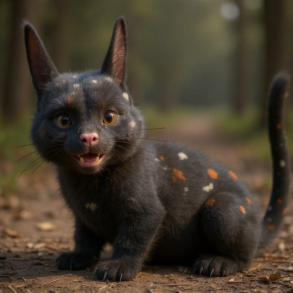 Realistic CGI Rendering of Child's Fluffy Creature