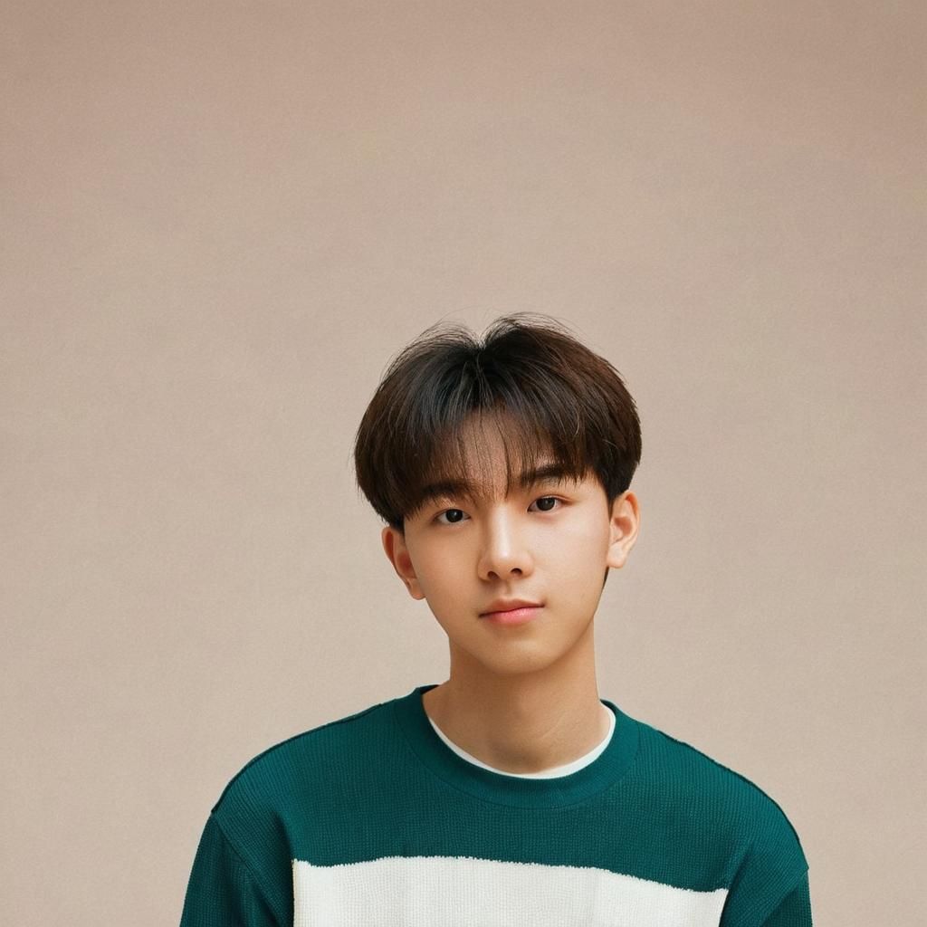 Realistic Portrait of a Young Man in Oil Painting Style