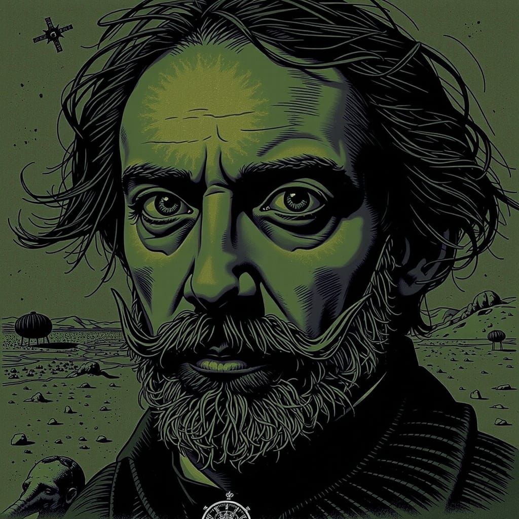 Maldoror and Matador in Surreal Cosmic Battle