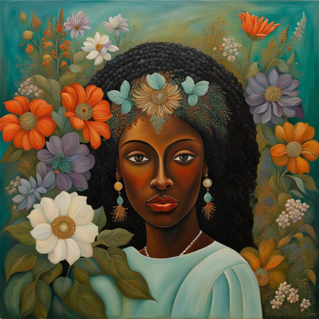 Botanical Bride: Flowers and Light in Mixed Media