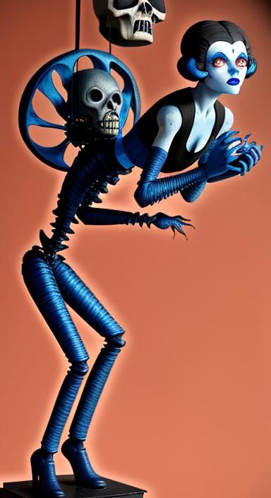 Living Rubber Insectoid Horror Doll