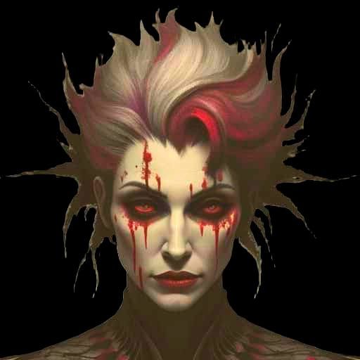 A Study of the Dark Human Psyche in Oils