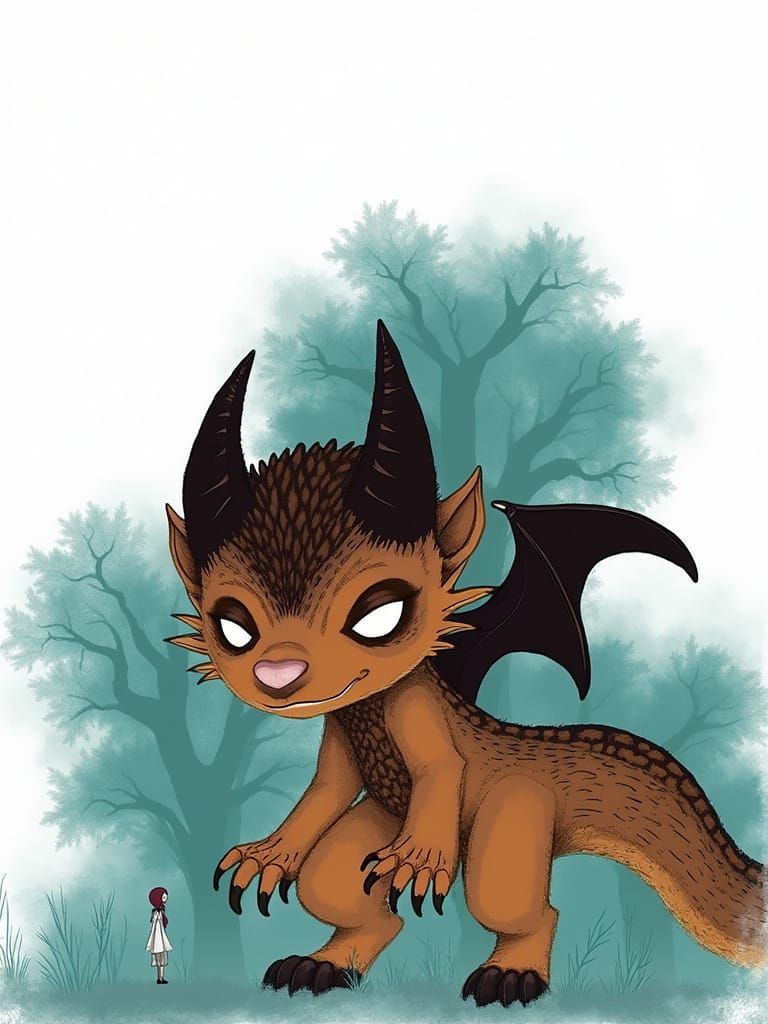 Mysterious Foggy Forest in Ethereal Light