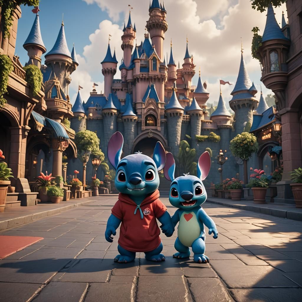 Lilo and Stitch Visit Disneyland in 3D