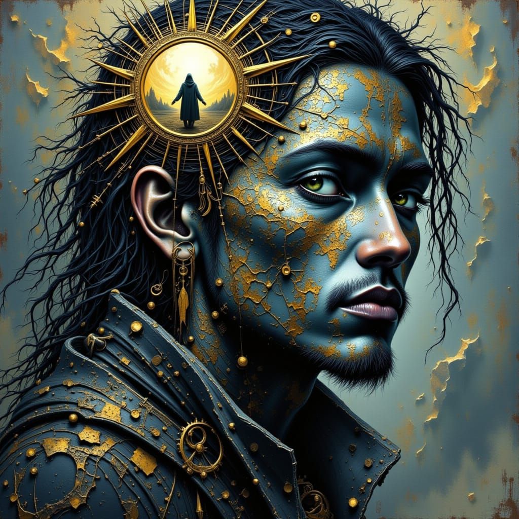 Dreamweaver Bound Warrior in Ancient Gold