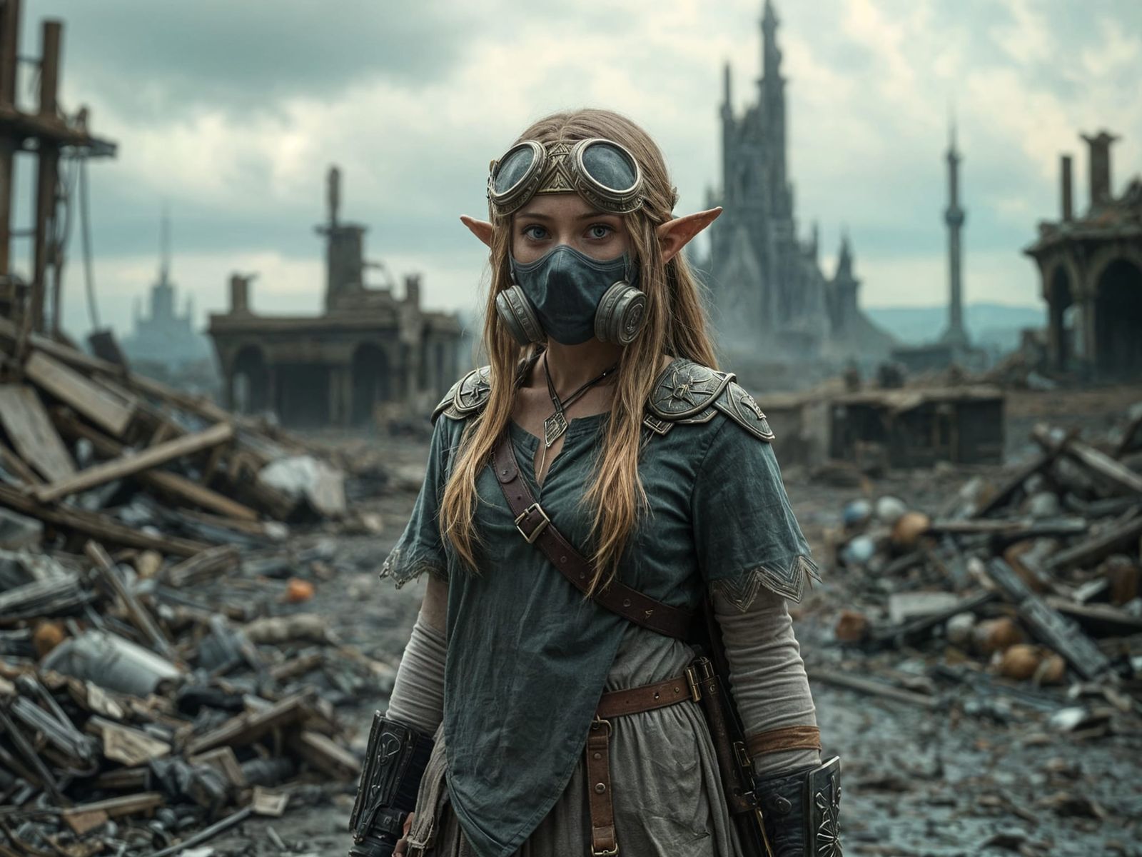 Zelda in Mad Max: Dystopian Tears of the Kingdom