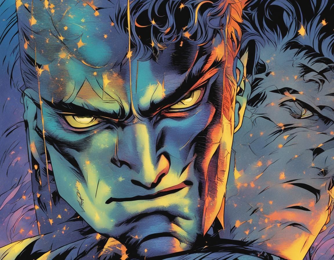 Jotaro Kujo Heroic Manga Illustration