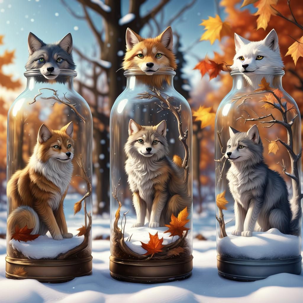 Wolves and Cats in a Bottle: A Seasonal Fantasy