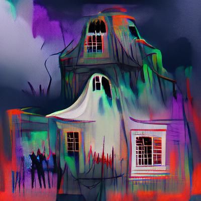 AI Generated Haunted House