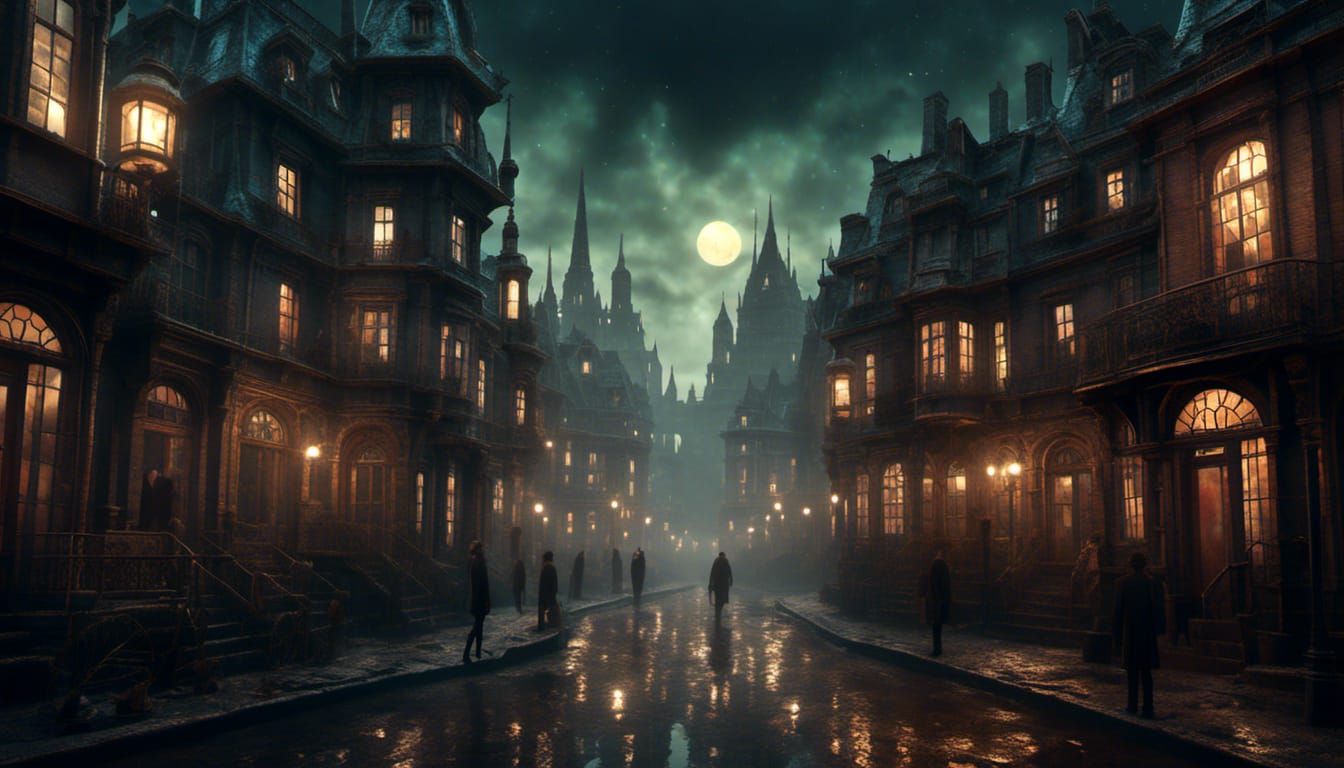 A deathly moan deflated the night air...