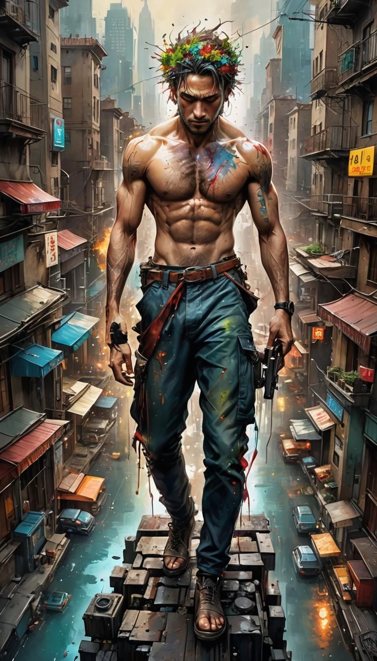 Watercolor Cityscape by Murciano, Griffiths, Kush