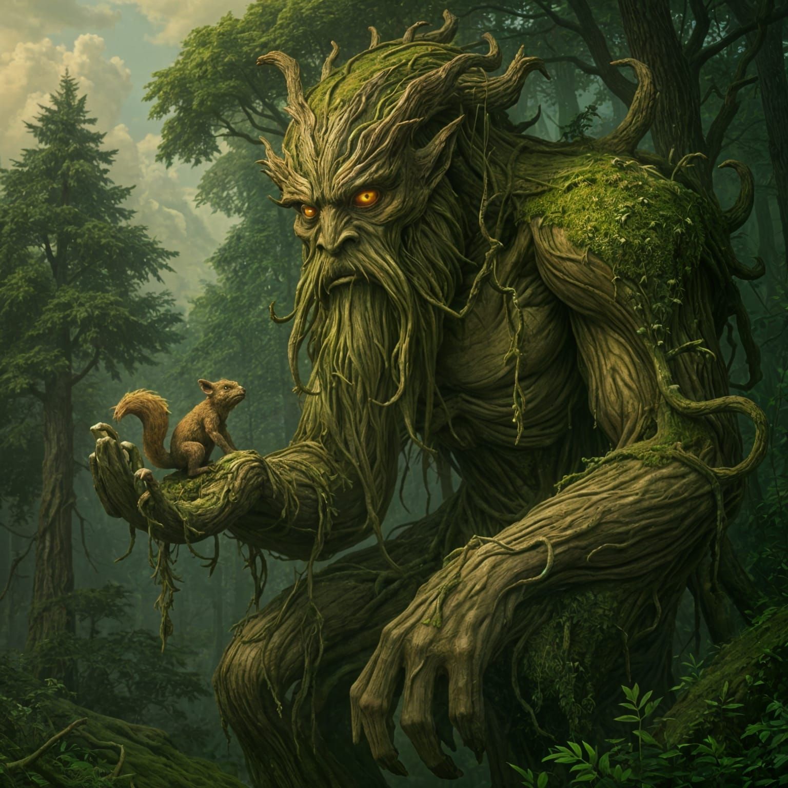 Ancient Treant Guardian of Primeval Forest