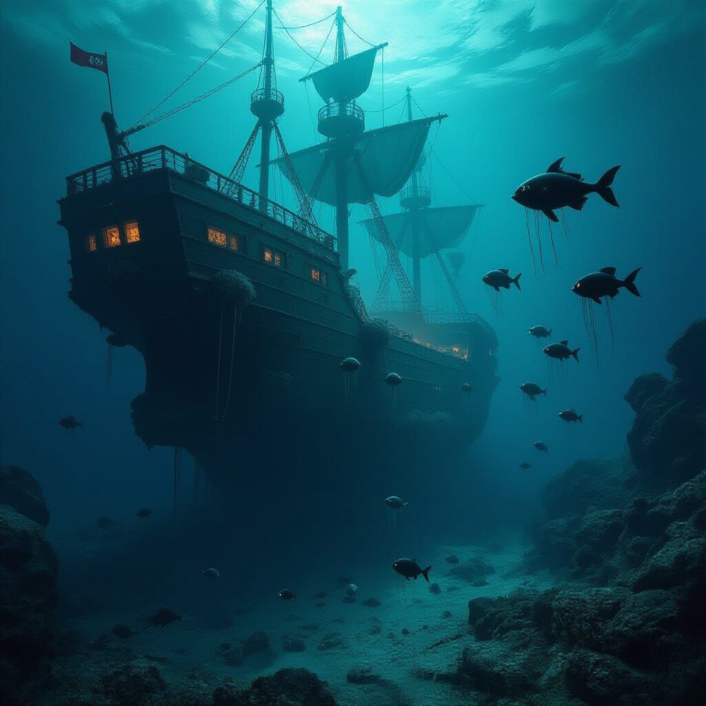 Deep Ocean Cosmic Horror: Ghost Ship of Memory