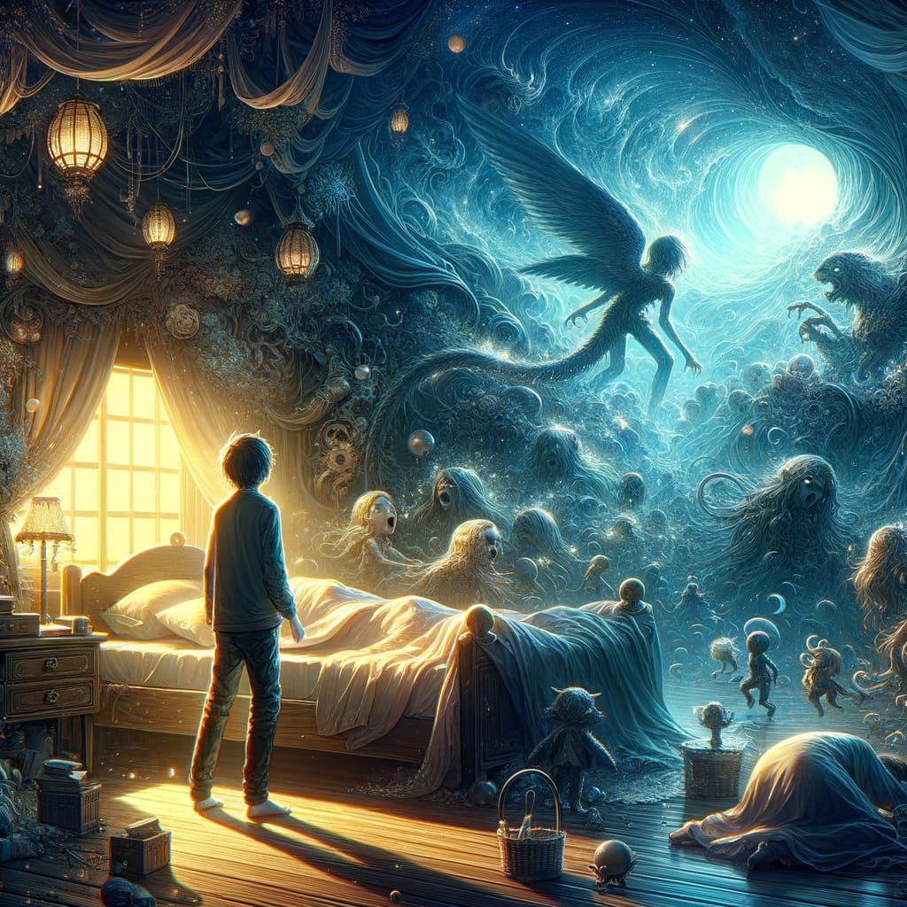 Anime Character Wakes Up Into a Real Nightmare