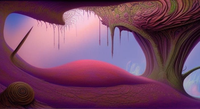 Mystical Dreamscape with Dynamic Lighting