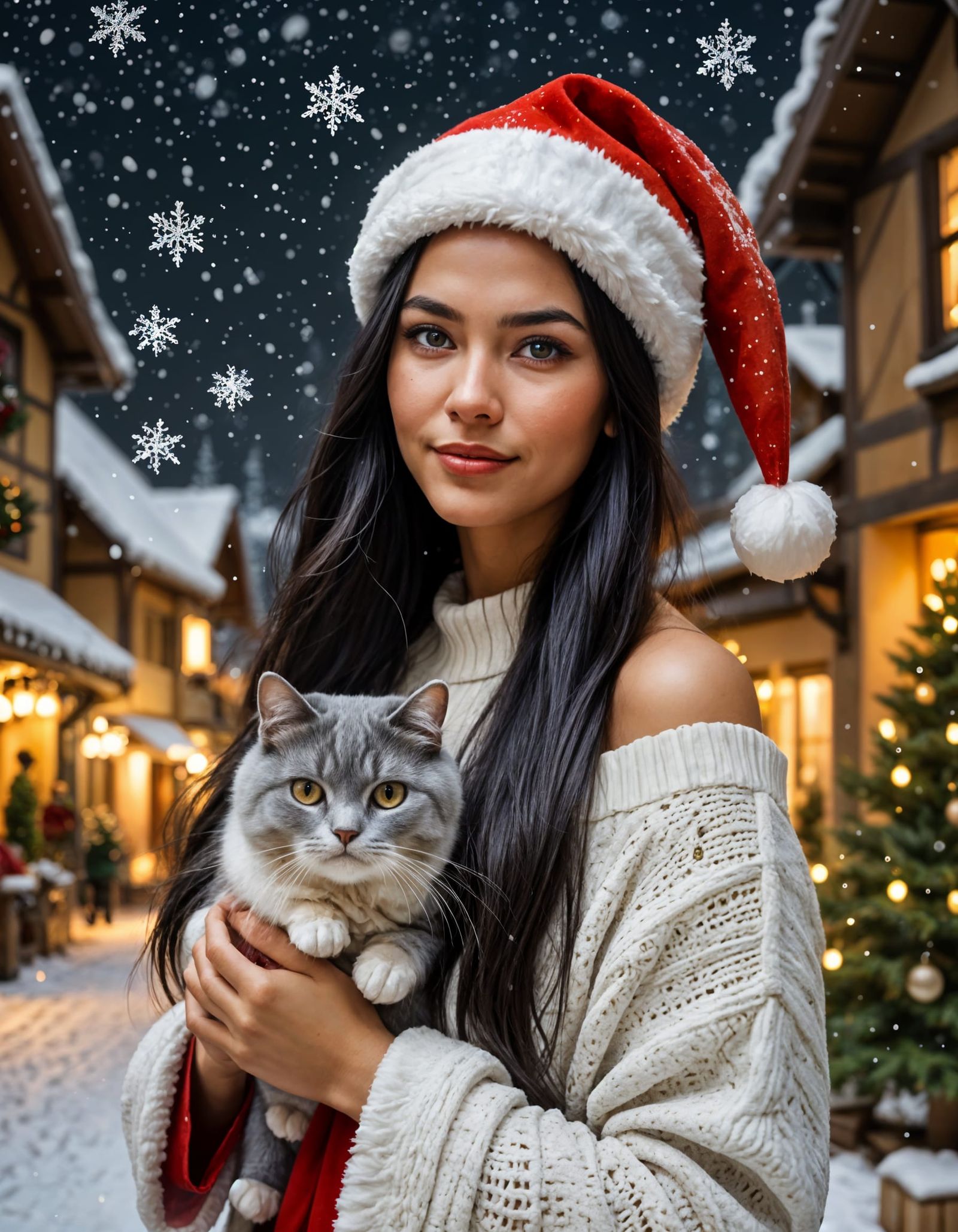 Whimsical South American Santa Claus