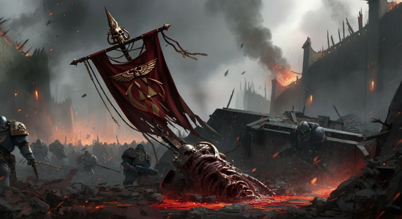 The Fall of Cadia: A Grimdark Rendering