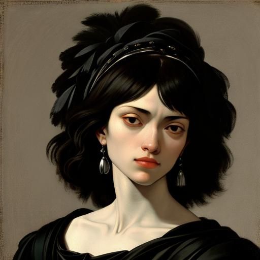 Dramatic Baroque Scene in the Style of Caravaggio