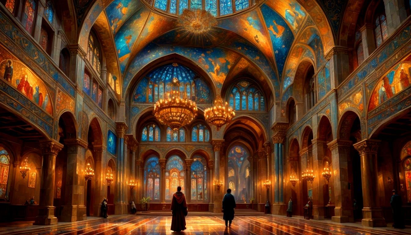 Scintillating Cosmati Mosaic Art