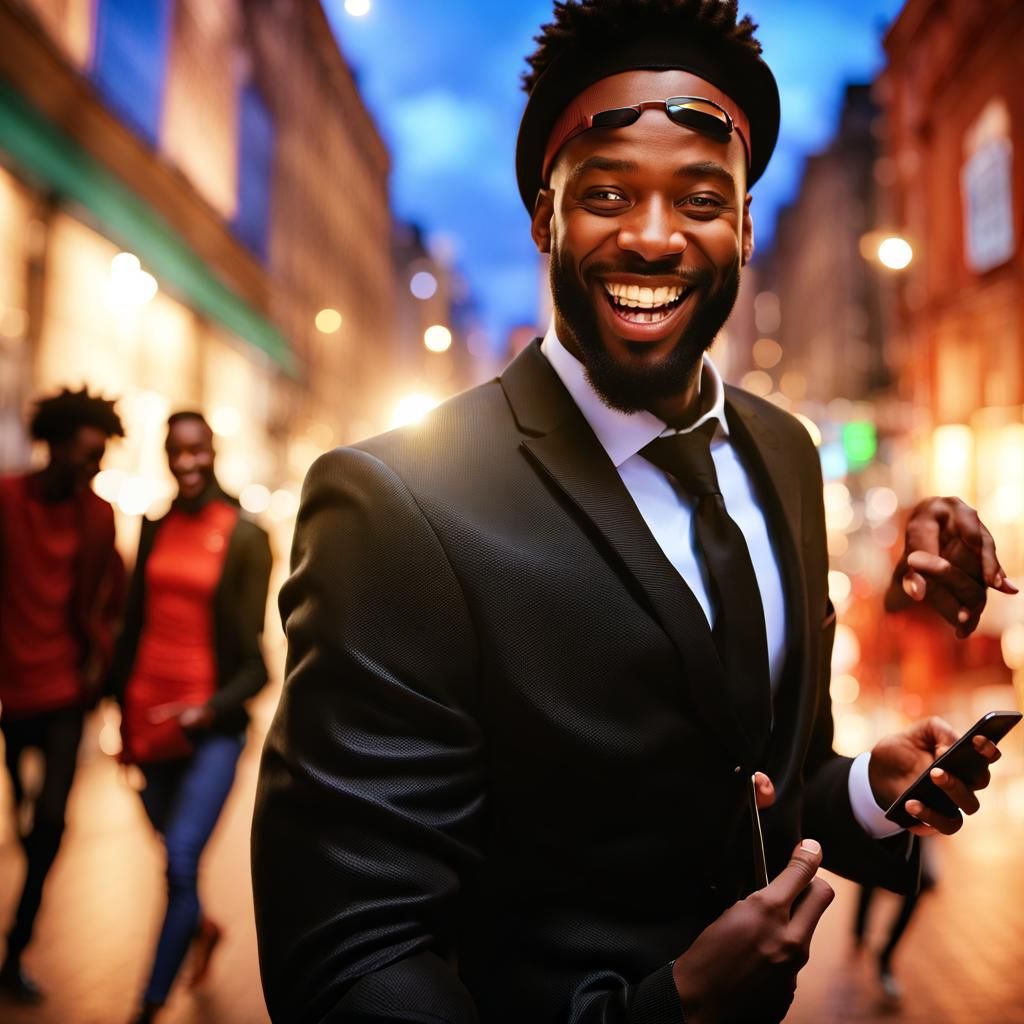 Friends Laughing and Chatting in Photorealistic 4K