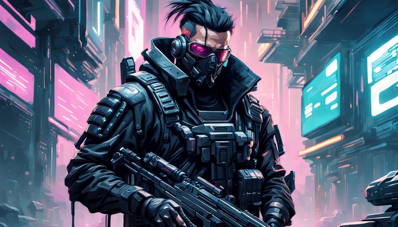 Cyberpunk Soldier